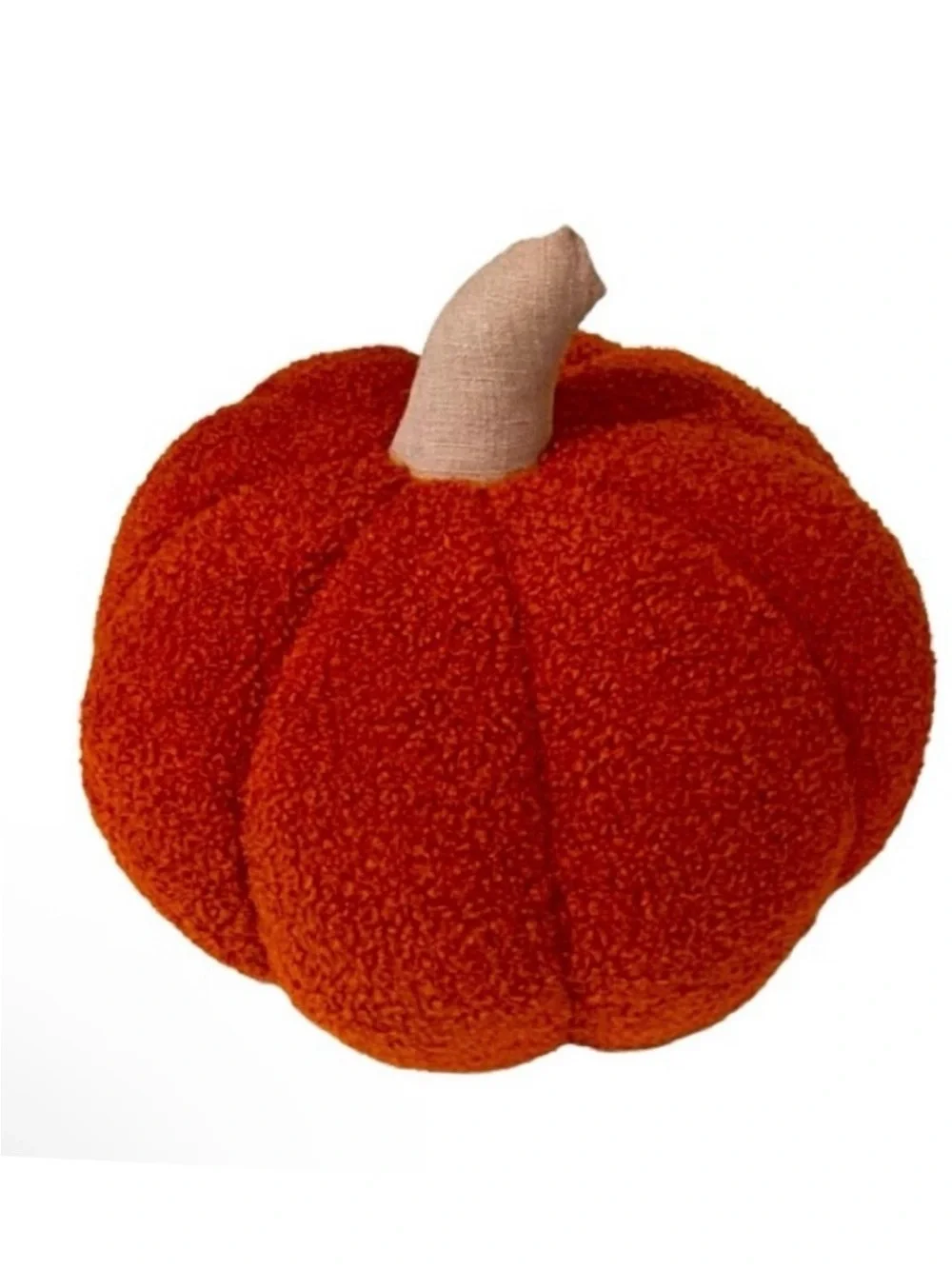 🆕- Plush Fleece Fabric Pumpkin Pillow Size: 41.5